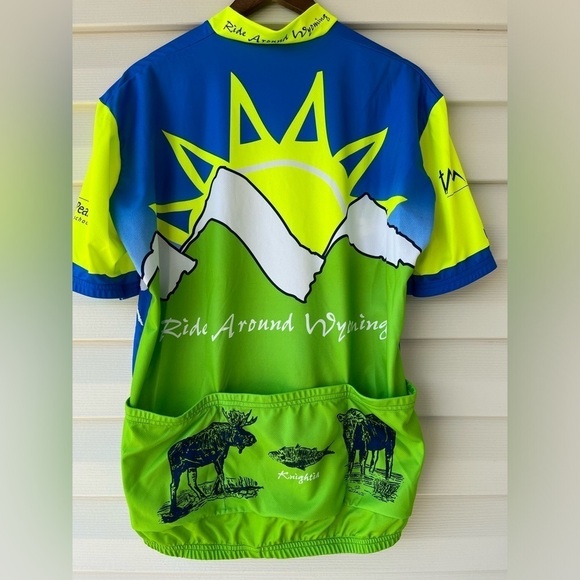 VOmax Men’s Cycling Shirt-Size: XL-100% Polyester-7” Front Zipper-Pre-Owned - Picture 3 of 9